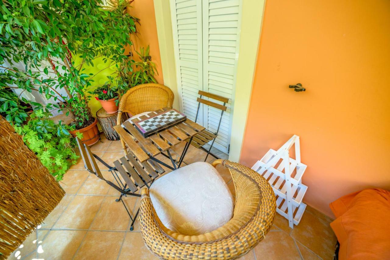 Ferienwohnung Menecrates Rustic - San Matteo Ágios Matthaíos Exterior foto
